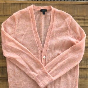 J. Crew Cardigan Salmon Small